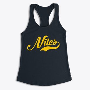 Niles Michigan Vintage Team Women's Racerback Tank
