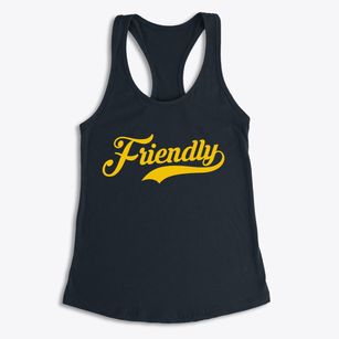 Friendly Maryland Vintage Team Women's Racerback Tank