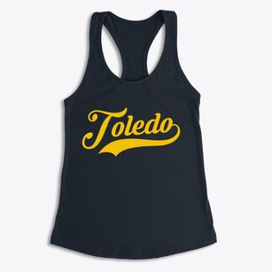Toledo Ohio Vintage Team Women's Racerback Tank