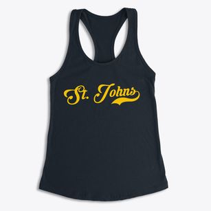 St. Johns Michigan Vintage Team Women's Racerback Tank