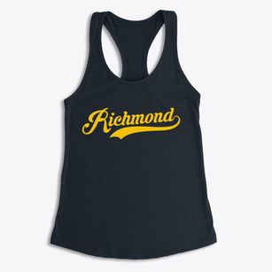 Richmond Rhode Island Vintage Team Women's Racerback Tank