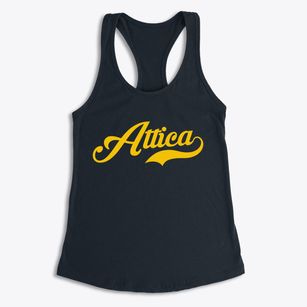 Attica New York Vintage Team Women's Racerback Tank