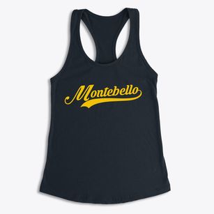 Montebello California Vintage Team Women's Racerback Tank