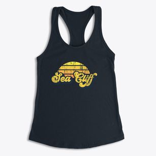 Sea Cliff New York Sublime Sunset Women's Racerback Tank