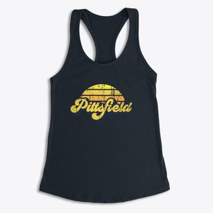 Pittsfield Massachusetts Sublime Sunset Women's Racerback Tank