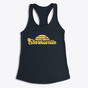 Clarksville Texas Sublime Sunset Women's Racerback Tank