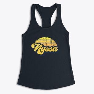 Nyssa Oregon Sublime Sunset Women's Racerback Tank