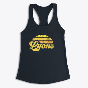 Lyons Colorado Sublime Sunset Women's Racerback Tank