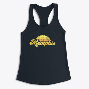 Memphis Texas Sublime Sunset Women's Racerback Tank