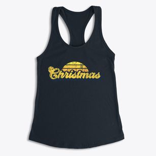 Christmas Florida Sublime Sunset Women's Racerback Tank
