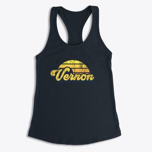 Vernon Connecticut Sublime Sunset Women's Racerback Tank