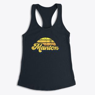 Manton Michigan Sublime Sunset Women's Racerback Tank