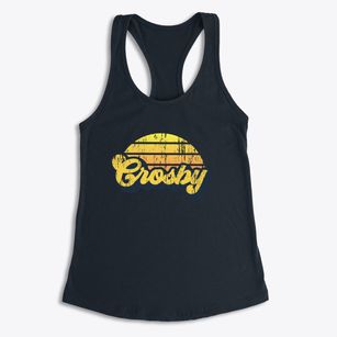 Crosby North Dakota Sublime Sunset Women's Racerback Tank
