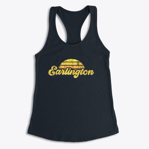 Earlington Kentucky Sublime Sunset Women's Racerback Tank