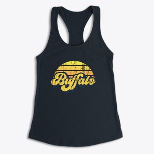Buffalo Oklahoma Sublime Sunset Women's Racerback Tank