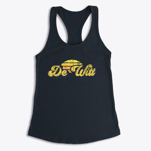 De Witt Nebraska Sublime Sunset Women's Racerback Tank