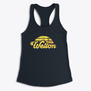 Welton Iowa Sublime Sunset Women's Racerback Tank