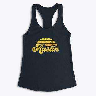 Austin Nevada Sublime Sunset Women's Racerback Tank