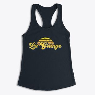 La Grange Tennessee Sublime Sunset Women's Racerback Tank