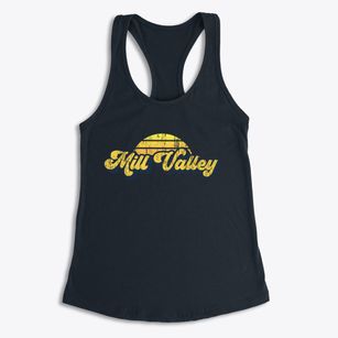 Mill Valley California Sublime Sunset Women's Racerback Tank