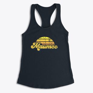 Maumee Ohio Sublime Sunset Women's Racerback Tank