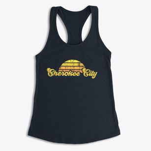 Cherokee City Arkansas Sublime Sunset Women's Racerback Tank