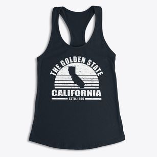  California Sunset Women's Racerback Tank