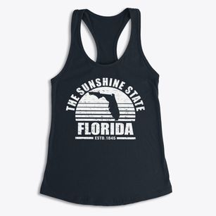  Florida Sunset Women's Racerback Tank