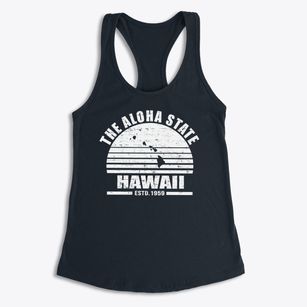 Hawaii Sunset Women's Racerback Tank