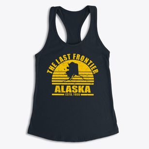  Alaska Sunset Women's Racerback Tank