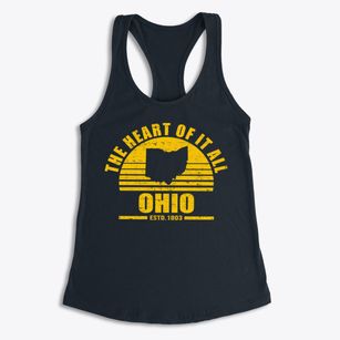  Ohio Sunset Women's Racerback Tank