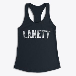 Lanett Alabama Timeless Retro Women's Racerback Tank