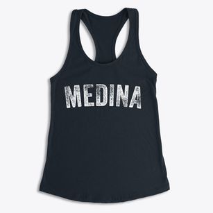 Medina Texas Timeless Retro Women's Racerback Tank