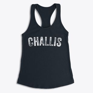 Challis Idaho Timeless Retro Women's Racerback Tank