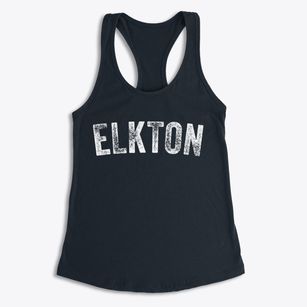 Elkton Michigan Timeless Retro Women's Racerback Tank