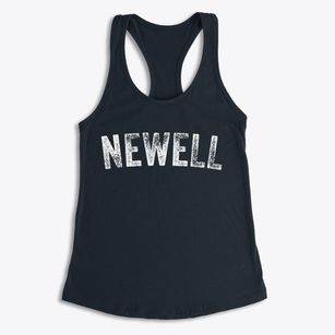 Newell South Dakota Timeless Retro Women's Racerback Tank