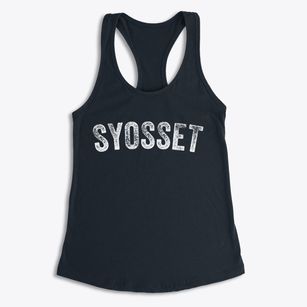 Syosset New York Timeless Retro Women's Racerback Tank