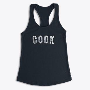 Cook Nebraska Timeless Retro Women's Racerback Tank