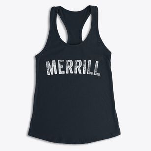 Merrill Maine Timeless Retro Women's Racerback Tank