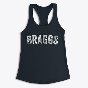 Braggs Oklahoma Timeless Retro Women's Racerback Tank