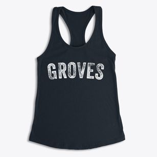 Groves Texas Timeless Retro Women's Racerback Tank