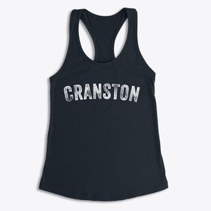 Cranston Rhode Island Timeless Retro Women's Racerback Tank