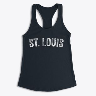 St. Louis Michigan Timeless Retro Women's Racerback Tank