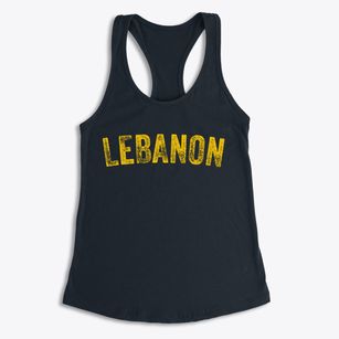 Lebanon Virginia Timeless Retro Women's Racerback Tank