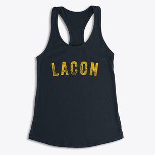 Lacon Illinois Timeless Retro Women's Racerback Tank