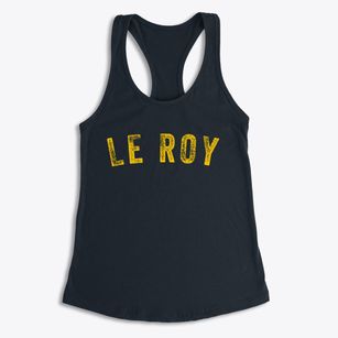Le Roy Michigan Timeless Retro Women's Racerback Tank