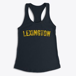 Lexington Oregon Timeless Retro Women's Racerback Tank