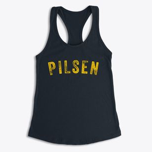 Pilsen Wisconsin Timeless Retro Women's Racerback Tank