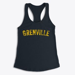 Grenville South Dakota Timeless Retro Women's Racerback Tank