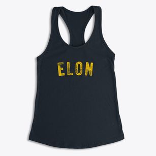 Elon North Carolina Timeless Retro Women's Racerback Tank